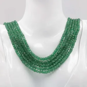 Natural Emerald Gemstone Beaded Necklace Green Necklace Necklace Beads Green Gemstone beads Genuine stone beads SKU:113225,113226,113227,113313