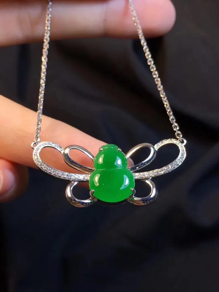 Natural Jade Necklace Jadeite Necklace NNE056