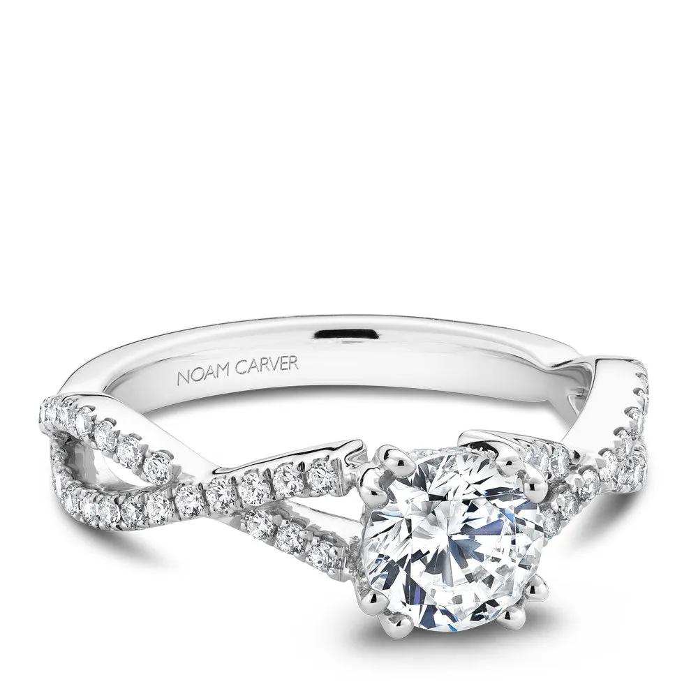 Noam Carver Engagement Ring - B004-03WS-100A