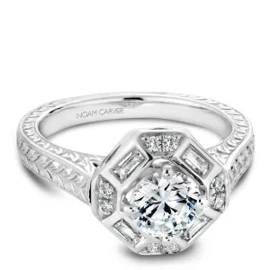 Noam Carver Engagement Ring - B080-01WS-100A