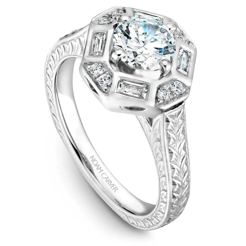 Noam Carver Engagement Ring - B080-01WS-100A