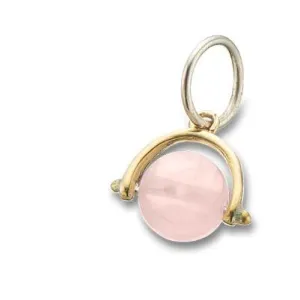 Palas Rose Quartz Love Spinner Charm