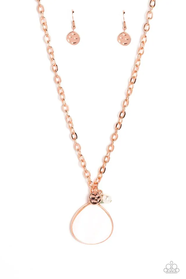 Paparazzi Necklace ~ I Put A SHELL On You - Copper