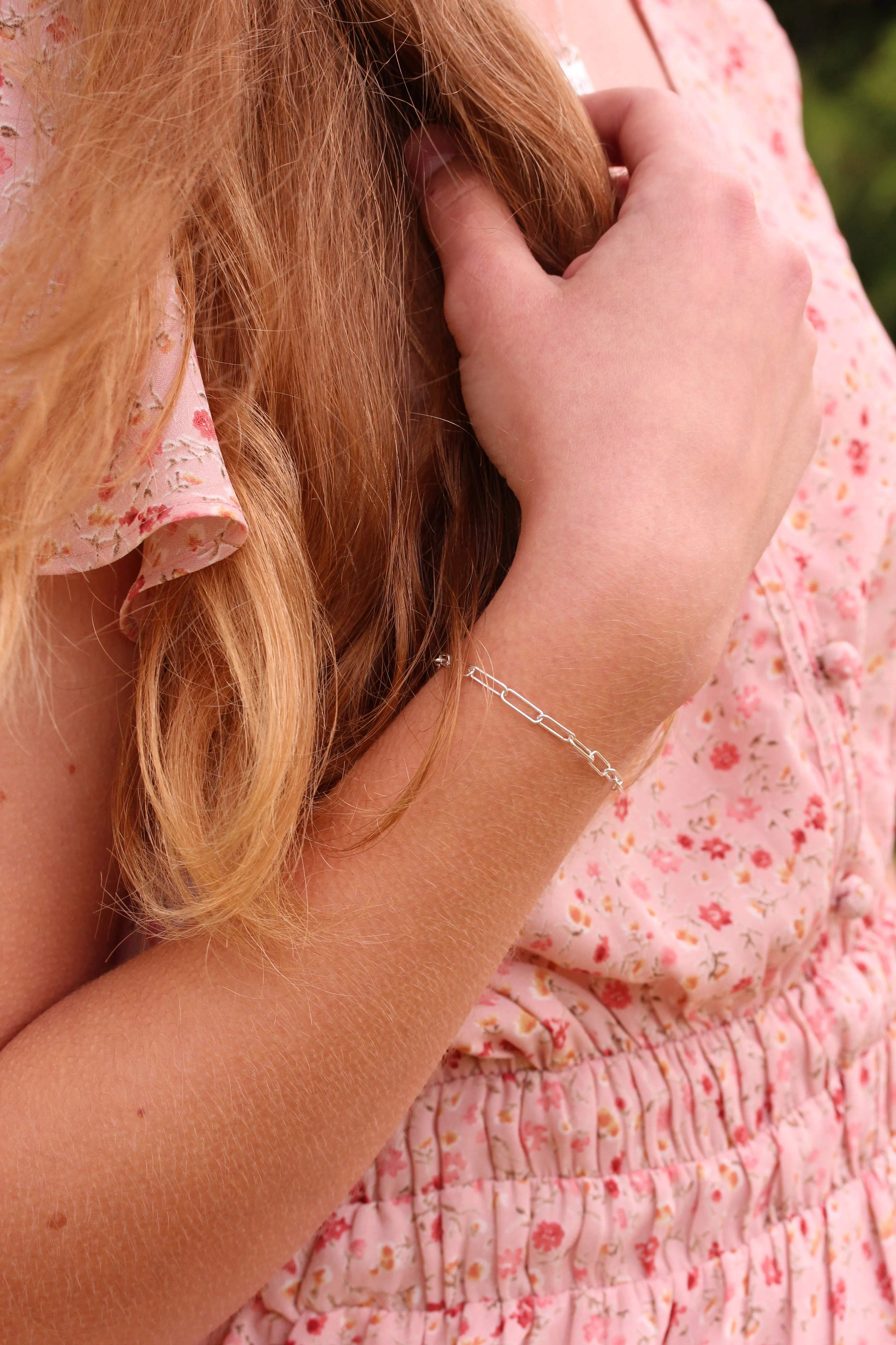 paperclip chain bracelet {silver or gold}