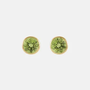 Peridot Stud Earrings