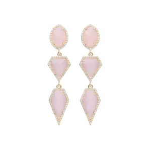 Pink Champagne Earrings