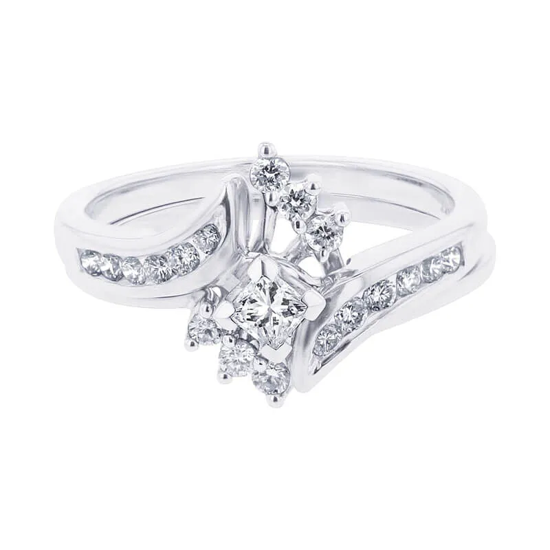 Princess Diamond Ready for Love Bridal Set 1/2ct