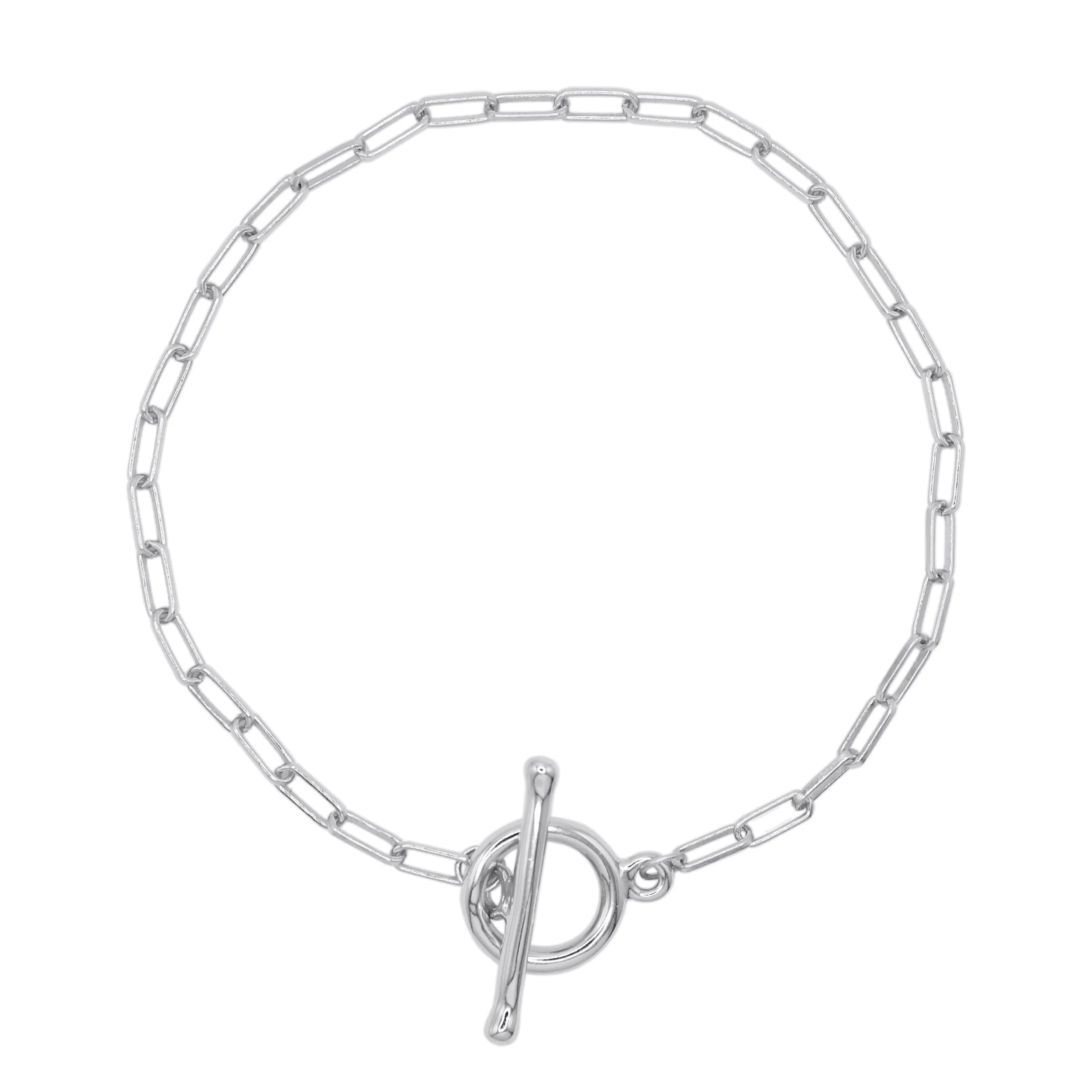 Priya Toggle Chain Bracelet | 925 Sterling Silver