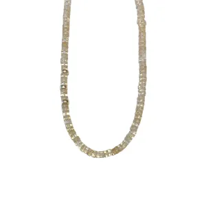 Quartz & Gold Beaded Necklace