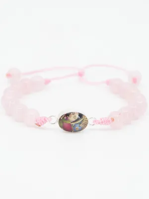 Rose Quartz Virgencita Bracelet