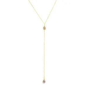 Rutilated Quartz Lariat