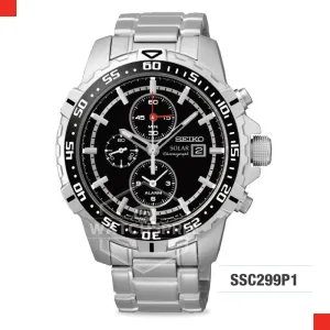 Seiko Solar Chronograph Watch SSC299P1 (Not For EU Buyers)