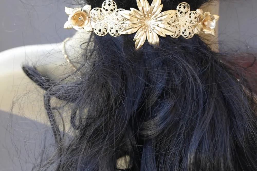 SILVER HAIR BARRETTE