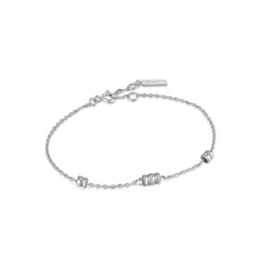 Silver Smooth Twist Chain Bracelet B038-01H