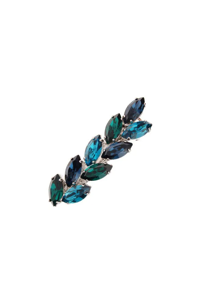 Small Ivy Crystal Barrette