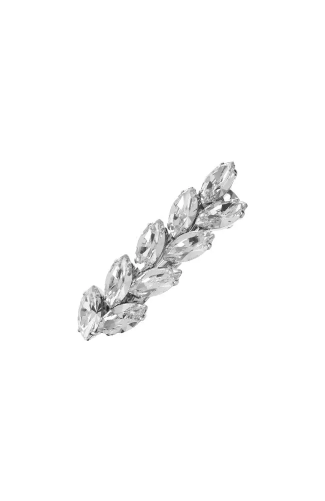 Small Ivy Crystal Barrette