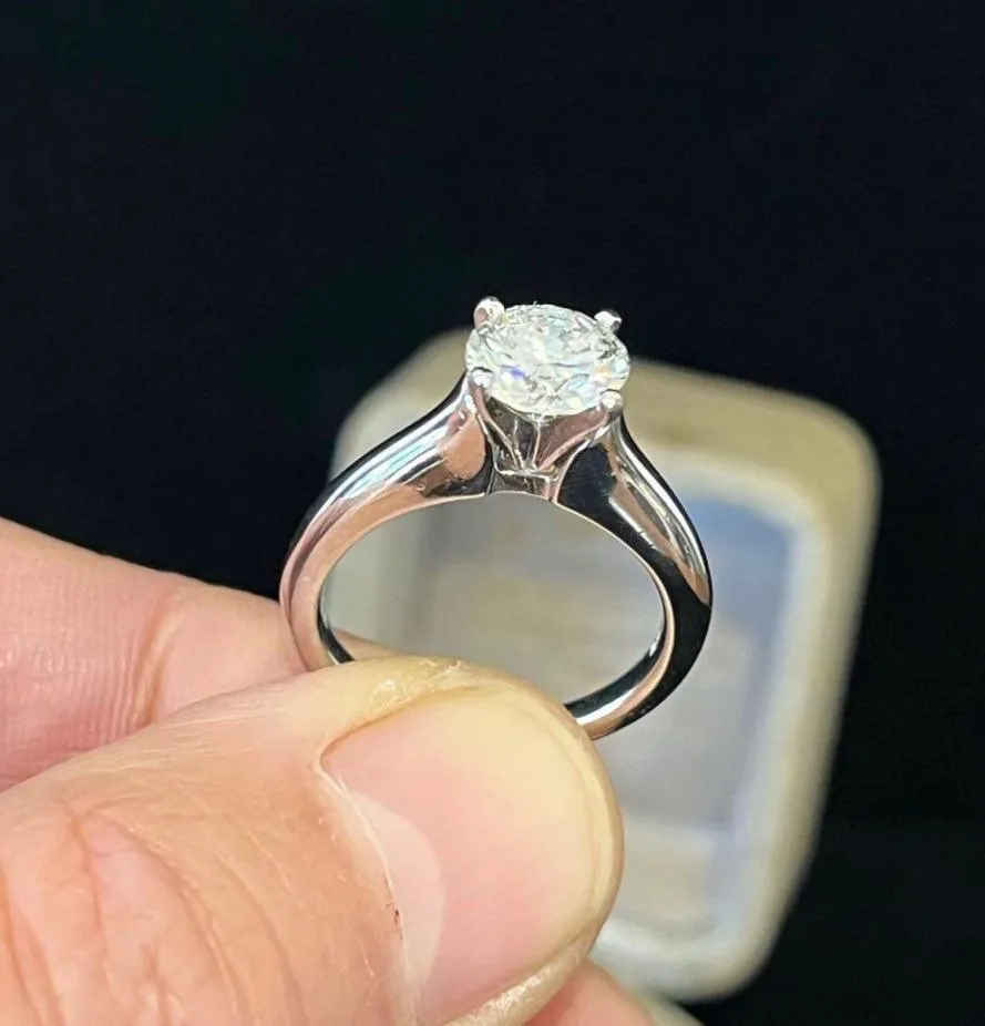 Solitaire 1.42ct  Brilliant Cut Diamond Ring