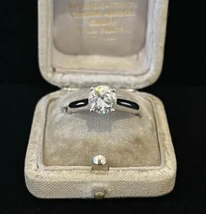 Solitaire 1.42ct  Brilliant Cut Diamond Ring