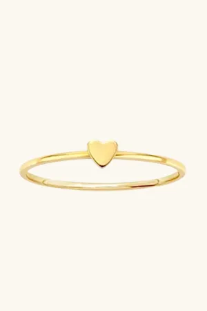 stackable heart ring