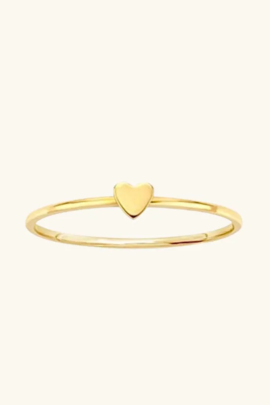 stackable heart ring