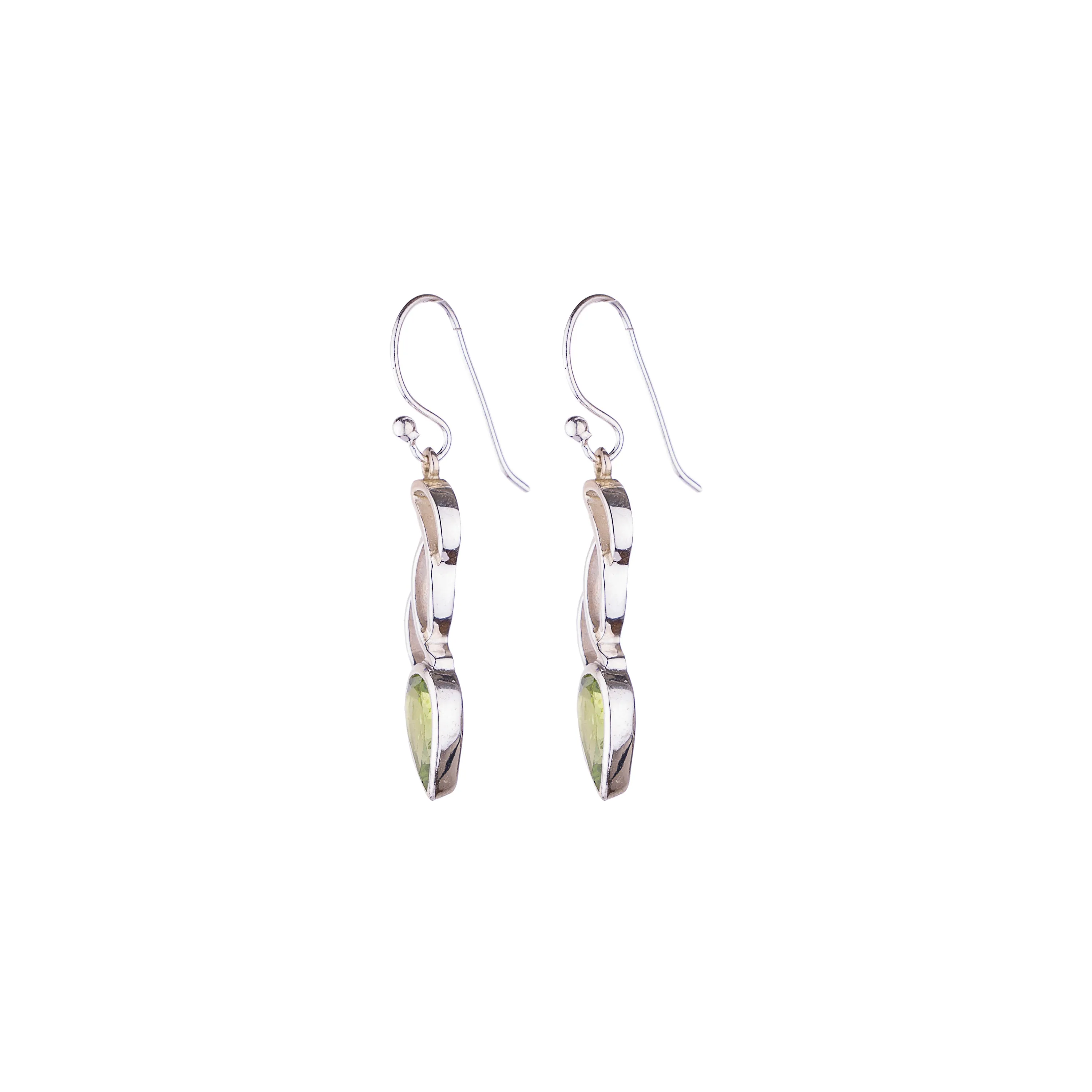 Suhani Peridot Earrings, Sterling Silver