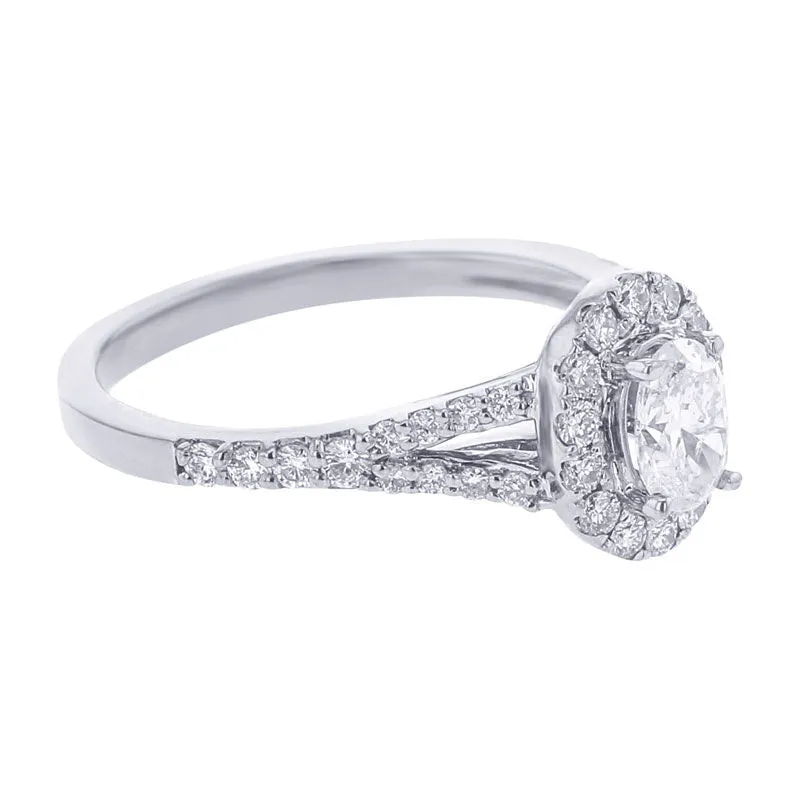 Suri Oval Halo Ready for Love Diamond Engagement Ring