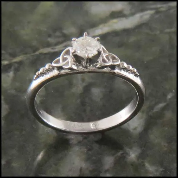 Trinity Knot Engagement Ring