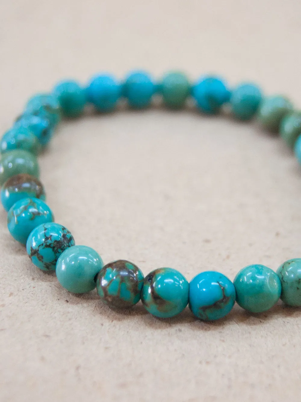 Turquoise Bead Bracelet