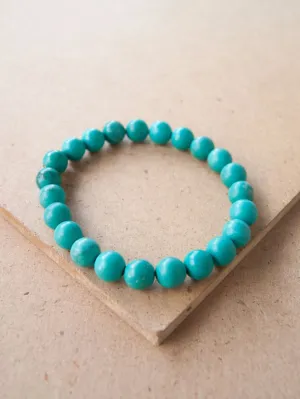 Turquoise Mala Bracelet