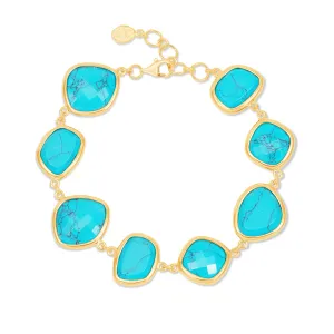 Turquoise Pebble Bracelet