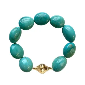 TURQUOISE STRETCH BRACELET