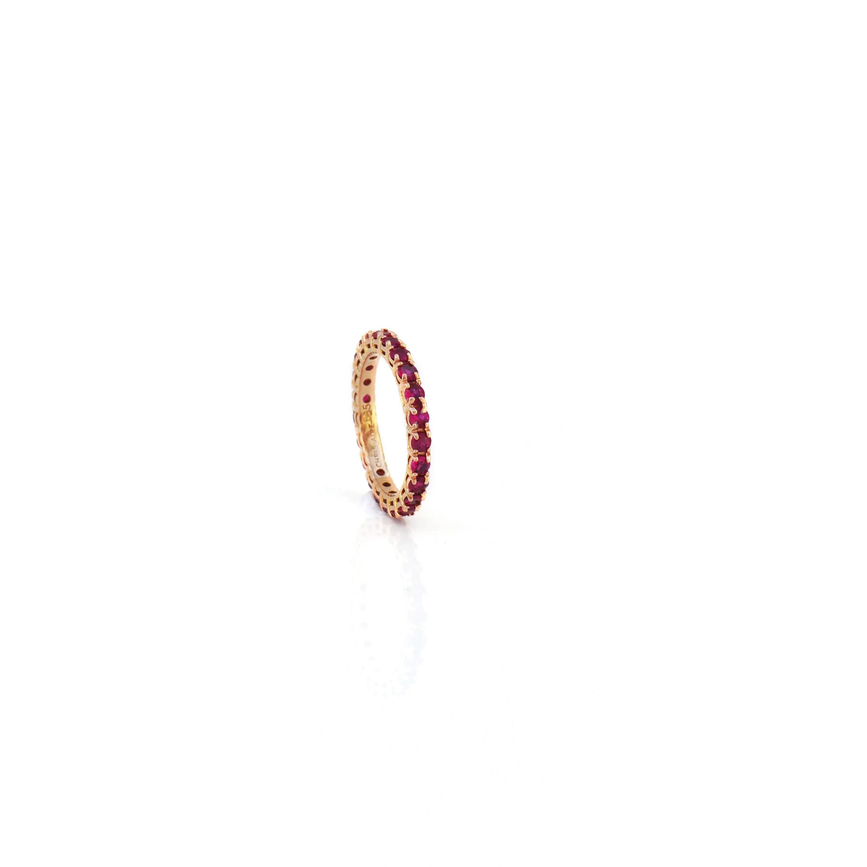 Wedding Band - Aire Rubies Eternity Band