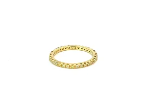 Yellow Diamond Stacking Band Ring